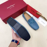 Cheap Salvatore Ferragamo Leather Shoes For Men #1339992 Replica Wholesale [$125.00 USD] [ITEM#1339992] on Replica Salvatore Ferragamo Leather Shoes