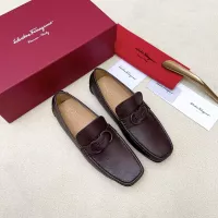 Cheap Salvatore Ferragamo Leather Shoes For Men #1339993 Replica Wholesale [$125.00 USD] [ITEM#1339993] on Replica Salvatore Ferragamo Leather Shoes