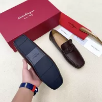 Cheap Salvatore Ferragamo Leather Shoes For Men #1339993 Replica Wholesale [$125.00 USD] [ITEM#1339993] on Replica Salvatore Ferragamo Leather Shoes