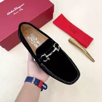 Cheap Salvatore Ferragamo Leather Shoes For Men #1339995 Replica Wholesale [$125.00 USD] [ITEM#1339995] on Replica Salvatore Ferragamo Leather Shoes