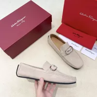 Cheap Salvatore Ferragamo Leather Shoes For Men #1339997 Replica Wholesale [$125.00 USD] [ITEM#1339997] on Replica Salvatore Ferragamo Leather Shoes