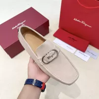 Cheap Salvatore Ferragamo Leather Shoes For Men #1339997 Replica Wholesale [$125.00 USD] [ITEM#1339997] on Replica Salvatore Ferragamo Leather Shoes
