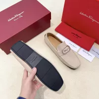 Cheap Salvatore Ferragamo Leather Shoes For Men #1339997 Replica Wholesale [$125.00 USD] [ITEM#1339997] on Replica Salvatore Ferragamo Leather Shoes