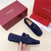 Cheap Salvatore Ferragamo Leather Shoes For Men #1339998 Replica Wholesale [$125.00 USD] [ITEM#1339998] on Replica Salvatore Ferragamo Leather Shoes