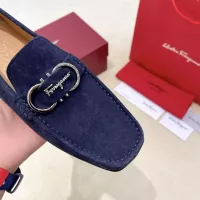 Cheap Salvatore Ferragamo Leather Shoes For Men #1339998 Replica Wholesale [$125.00 USD] [ITEM#1339998] on Replica Salvatore Ferragamo Leather Shoes