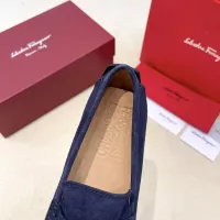 Cheap Salvatore Ferragamo Leather Shoes For Men #1339998 Replica Wholesale [$125.00 USD] [ITEM#1339998] on Replica Salvatore Ferragamo Leather Shoes