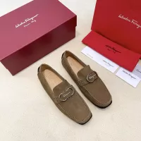 Cheap Salvatore Ferragamo Leather Shoes For Men #1339999 Replica Wholesale [$125.00 USD] [ITEM#1339999] on Replica Salvatore Ferragamo Leather Shoes