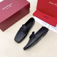 Cheap Salvatore Ferragamo Leather Shoes For Men #1340000 Replica Wholesale [$125.00 USD] [ITEM#1340000] on Replica Salvatore Ferragamo Leather Shoes