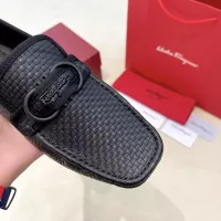 Cheap Salvatore Ferragamo Leather Shoes For Men #1340000 Replica Wholesale [$125.00 USD] [ITEM#1340000] on Replica Salvatore Ferragamo Leather Shoes
