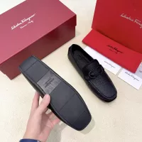 Cheap Salvatore Ferragamo Leather Shoes For Men #1340000 Replica Wholesale [$125.00 USD] [ITEM#1340000] on Replica Salvatore Ferragamo Leather Shoes
