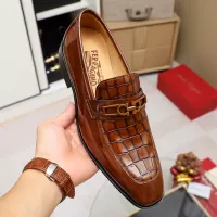Cheap Salvatore Ferragamo Leather Shoes For Men #1340007 Replica Wholesale [$88.00 USD] [ITEM#1340007] on Replica Salvatore Ferragamo Leather Shoes