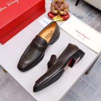 Cheap Salvatore Ferragamo Leather Shoes For Men #1340009 Replica Wholesale [$88.00 USD] [ITEM#1340009] on Replica Salvatore Ferragamo Leather Shoes