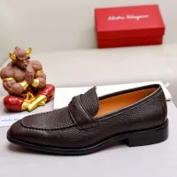 Cheap Salvatore Ferragamo Leather Shoes For Men #1340009 Replica Wholesale [$88.00 USD] [ITEM#1340009] on Replica Salvatore Ferragamo Leather Shoes