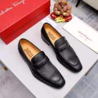 Cheap Salvatore Ferragamo Leather Shoes For Men #1340010 Replica Wholesale [$88.00 USD] [ITEM#1340010] on Replica Salvatore Ferragamo Leather Shoes