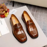 Cheap Salvatore Ferragamo Leather Shoes For Men #1340011 Replica Wholesale [$88.00 USD] [ITEM#1340011] on Replica Salvatore Ferragamo Leather Shoes
