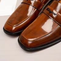 Cheap Salvatore Ferragamo Leather Shoes For Men #1340011 Replica Wholesale [$88.00 USD] [ITEM#1340011] on Replica Salvatore Ferragamo Leather Shoes