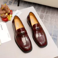 Cheap Salvatore Ferragamo Leather Shoes For Men #1340012 Replica Wholesale [$88.00 USD] [ITEM#1340012] on Replica Salvatore Ferragamo Leather Shoes