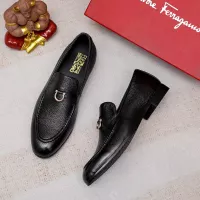 Cheap Salvatore Ferragamo Leather Shoes For Men #1340039 Replica Wholesale [$85.00 USD] [ITEM#1340039] on Replica Salvatore Ferragamo Leather Shoes