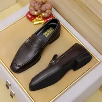 Cheap Salvatore Ferragamo Leather Shoes For Men #1340040 Replica Wholesale [$85.00 USD] [ITEM#1340040] on Replica Salvatore Ferragamo Leather Shoes