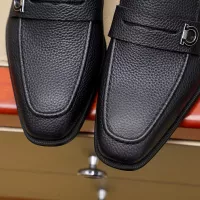 Cheap Salvatore Ferragamo Leather Shoes For Men #1340041 Replica Wholesale [$85.00 USD] [ITEM#1340041] on Replica Salvatore Ferragamo Leather Shoes
