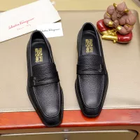 Cheap Salvatore Ferragamo Leather Shoes For Men #1340043 Replica Wholesale [$85.00 USD] [ITEM#1340043] on Replica Salvatore Ferragamo Leather Shoes