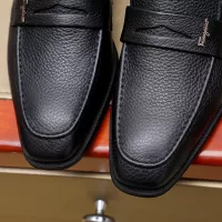 Cheap Salvatore Ferragamo Leather Shoes For Men #1340043 Replica Wholesale [$85.00 USD] [ITEM#1340043] on Replica Salvatore Ferragamo Leather Shoes