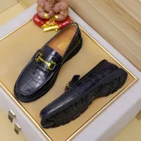 Cheap Salvatore Ferragamo Leather Shoes For Men #1340045 Replica Wholesale [$88.00 USD] [ITEM#1340045] on Replica Salvatore Ferragamo Leather Shoes