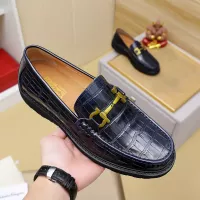 Cheap Salvatore Ferragamo Leather Shoes For Men #1340045 Replica Wholesale [$88.00 USD] [ITEM#1340045] on Replica Salvatore Ferragamo Leather Shoes