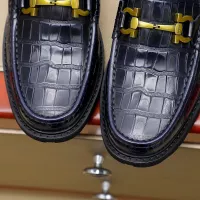 Cheap Salvatore Ferragamo Leather Shoes For Men #1340045 Replica Wholesale [$88.00 USD] [ITEM#1340045] on Replica Salvatore Ferragamo Leather Shoes