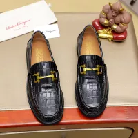 Cheap Salvatore Ferragamo Leather Shoes For Men #1340046 Replica Wholesale [$88.00 USD] [ITEM#1340046] on Replica Salvatore Ferragamo Leather Shoes