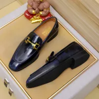 Cheap Salvatore Ferragamo Leather Shoes For Men #1340048 Replica Wholesale [$88.00 USD] [ITEM#1340048] on Replica Salvatore Ferragamo Leather Shoes