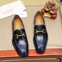 Cheap Salvatore Ferragamo Leather Shoes For Men #1340048 Replica Wholesale [$88.00 USD] [ITEM#1340048] on Replica Salvatore Ferragamo Leather Shoes