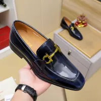 Cheap Salvatore Ferragamo Leather Shoes For Men #1340048 Replica Wholesale [$88.00 USD] [ITEM#1340048] on Replica Salvatore Ferragamo Leather Shoes