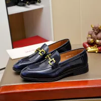 Cheap Salvatore Ferragamo Leather Shoes For Men #1340048 Replica Wholesale [$88.00 USD] [ITEM#1340048] on Replica Salvatore Ferragamo Leather Shoes