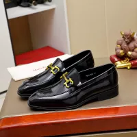 Cheap Salvatore Ferragamo Leather Shoes For Men #1340049 Replica Wholesale [$88.00 USD] [ITEM#1340049] on Replica Salvatore Ferragamo Leather Shoes