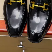 Cheap Salvatore Ferragamo Leather Shoes For Men #1340049 Replica Wholesale [$88.00 USD] [ITEM#1340049] on Replica Salvatore Ferragamo Leather Shoes