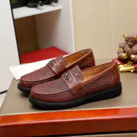 Cheap Salvatore Ferragamo Leather Shoes For Men #1340050 Replica Wholesale [$88.00 USD] [ITEM#1340050] on Replica Salvatore Ferragamo Leather Shoes