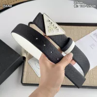 Cheap Prada AAA Quality Belts In 3.5cm For Men #1340105 Replica Wholesale [$56.00 USD] [ITEM#1340105] on Replica Prada AAA Quality Belts
