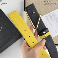 Cheap Prada AAA Quality Belts In Gold For Men #1340117 Replica Wholesale [$56.00 USD] [ITEM#1340117] on Replica Prada AAA Quality Belts