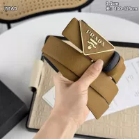 Cheap Prada AAA Quality Belts In Gold For Men #1340119 Replica Wholesale [$56.00 USD] [ITEM#1340119] on Replica Prada AAA Quality Belts