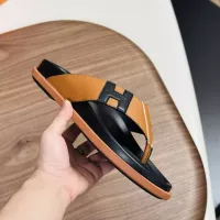Cheap Hermes Slippers For Men #1340196 Replica Wholesale [$82.00 USD] [ITEM#1340196] on Replica Hermes Slippers