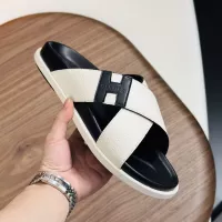 Cheap Hermes Slippers For Men #1340200 Replica Wholesale [$82.00 USD] [ITEM#1340200] on Replica Hermes Slippers