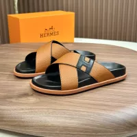 Cheap Hermes Slippers For Men #1340201 Replica Wholesale [$82.00 USD] [ITEM#1340201] on Replica Hermes Slippers