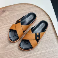 Cheap Hermes Slippers For Men #1340201 Replica Wholesale [$82.00 USD] [ITEM#1340201] on Replica Hermes Slippers