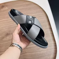 Cheap Hermes Slippers For Men #1340202 Replica Wholesale [$82.00 USD] [ITEM#1340202] on Replica Hermes Slippers