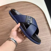 Cheap Hermes Slippers For Men #1340203 Replica Wholesale [$82.00 USD] [ITEM#1340203] on Replica Hermes Slippers