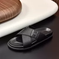 Cheap Hermes Slippers For Men #1340204 Replica Wholesale [$82.00 USD] [ITEM#1340204] on Replica Hermes Slippers