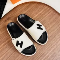 Cheap Hermes Slippers For Men #1340205 Replica Wholesale [$82.00 USD] [ITEM#1340205] on Replica Hermes Slippers