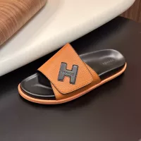 Cheap Hermes Slippers For Men #1340206 Replica Wholesale [$82.00 USD] [ITEM#1340206] on Replica Hermes Slippers