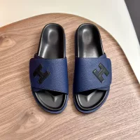 Cheap Hermes Slippers For Men #1340208 Replica Wholesale [$82.00 USD] [ITEM#1340208] on Replica Hermes Slippers